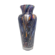 Boheme vase in multicolored thick glass splashes height 27 cm
