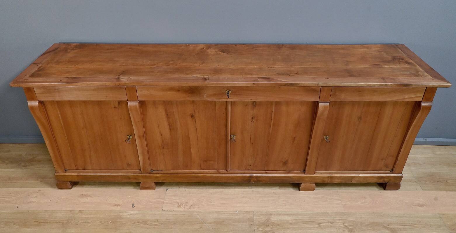 Large Cherrywood Sideboard, Restoration Style – Mid-19th Century
