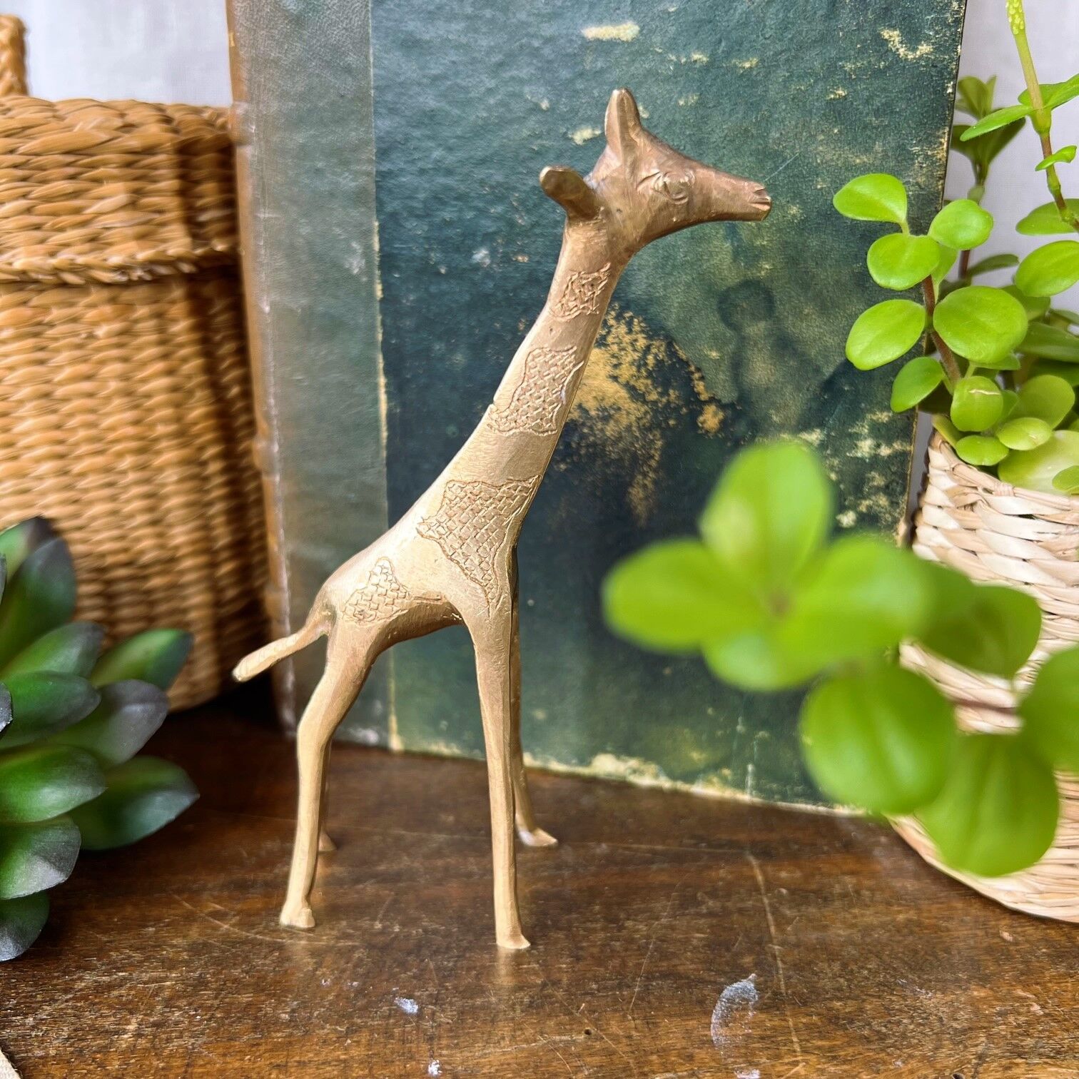 Brass giraffe