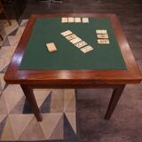 Table de jeu de bridge pliante années 60