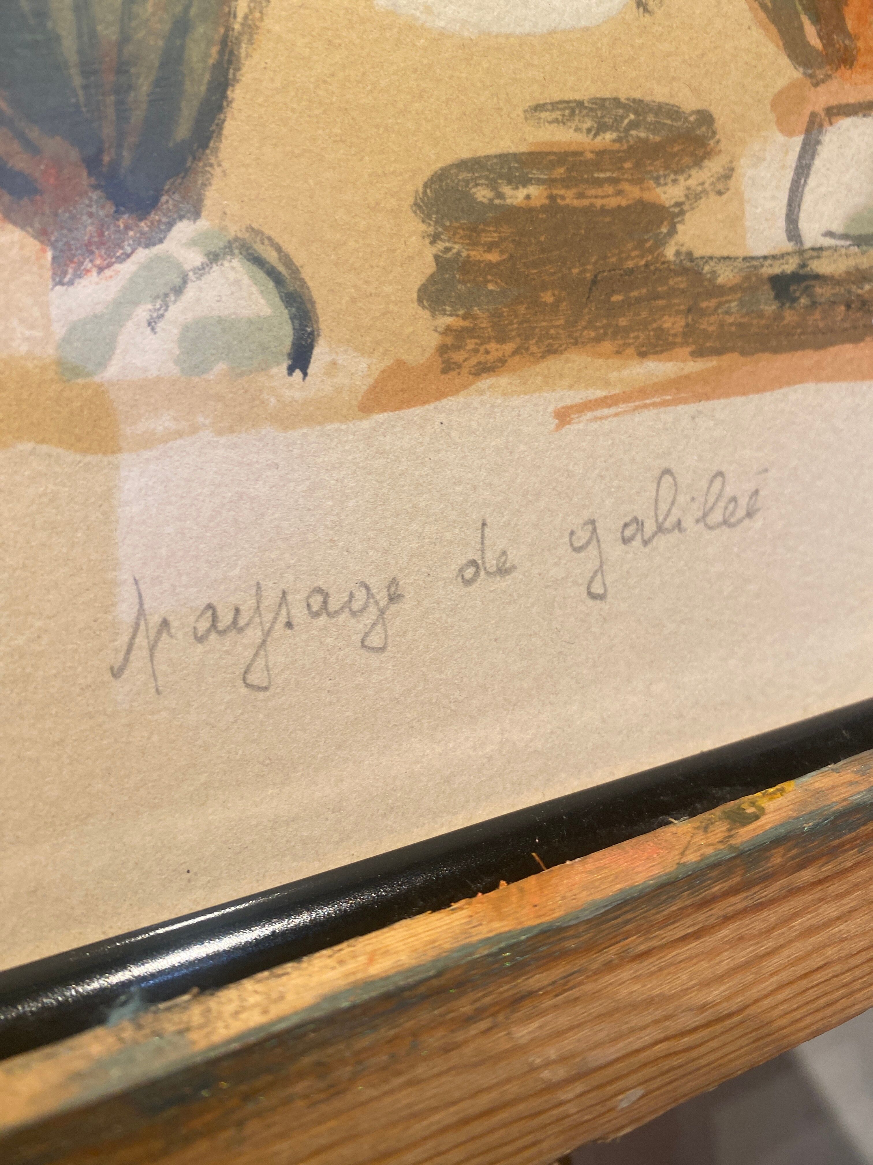 Illustration of the “Landscape of Galilee”