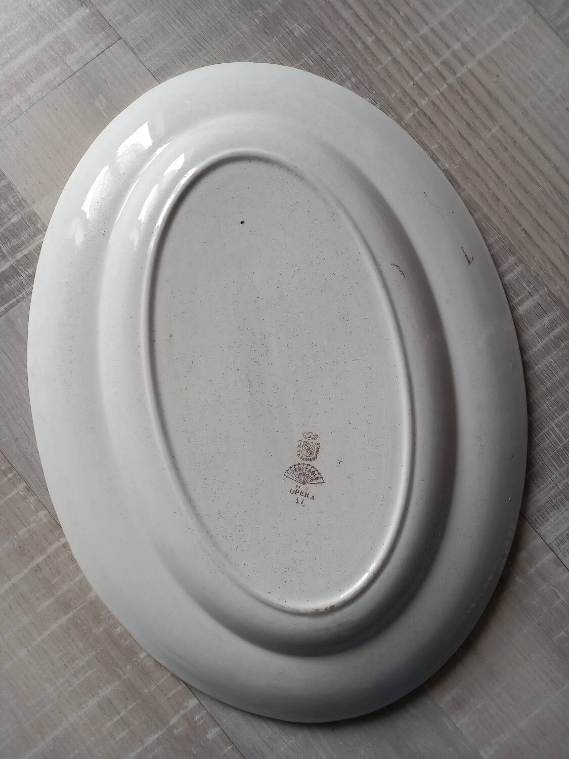 Old dish Digoin Sarreguemines