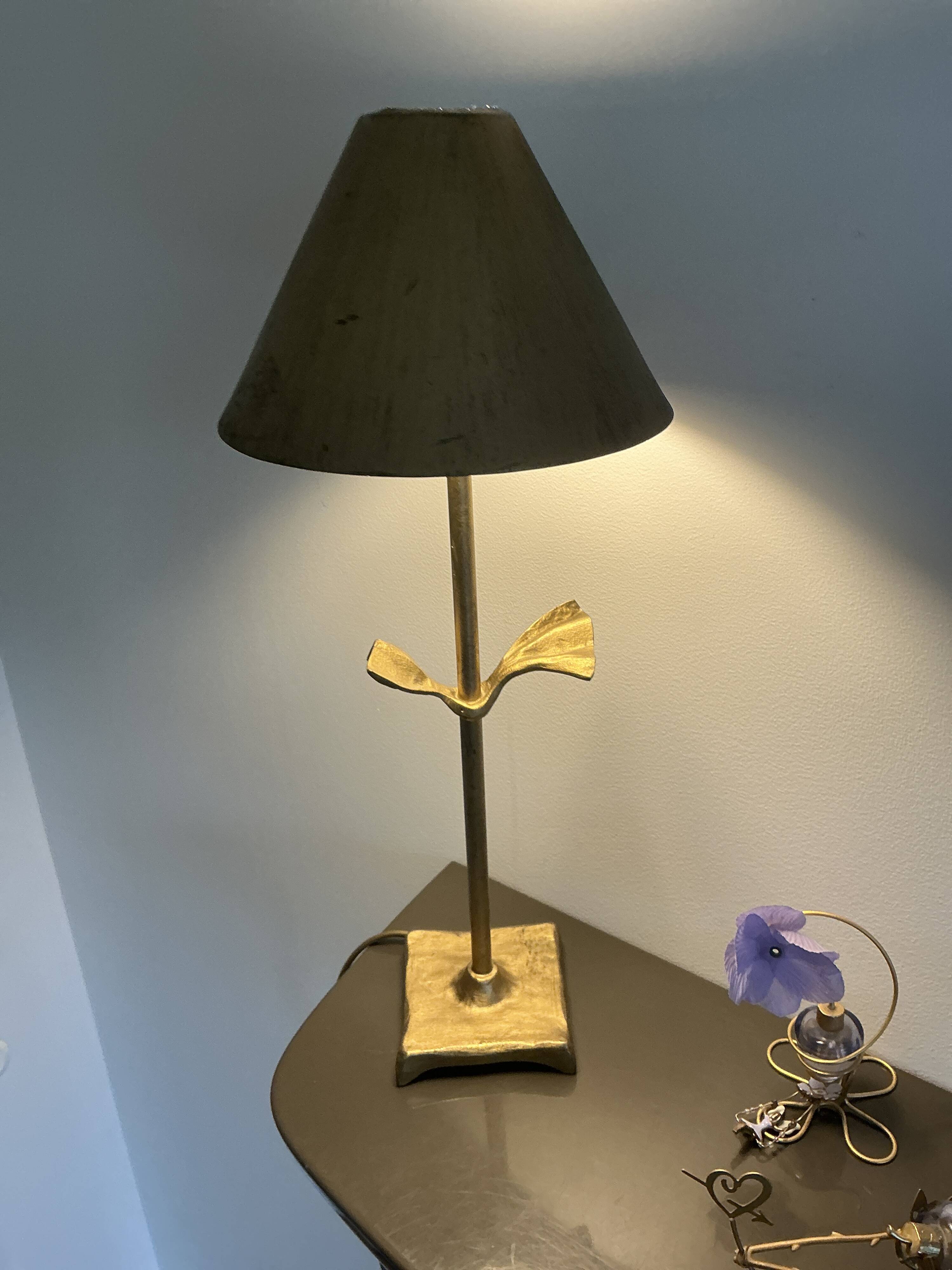 Small. Gold lamp inspired by 1930s design