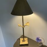 Small. Gold lamp inspired by 1930s design