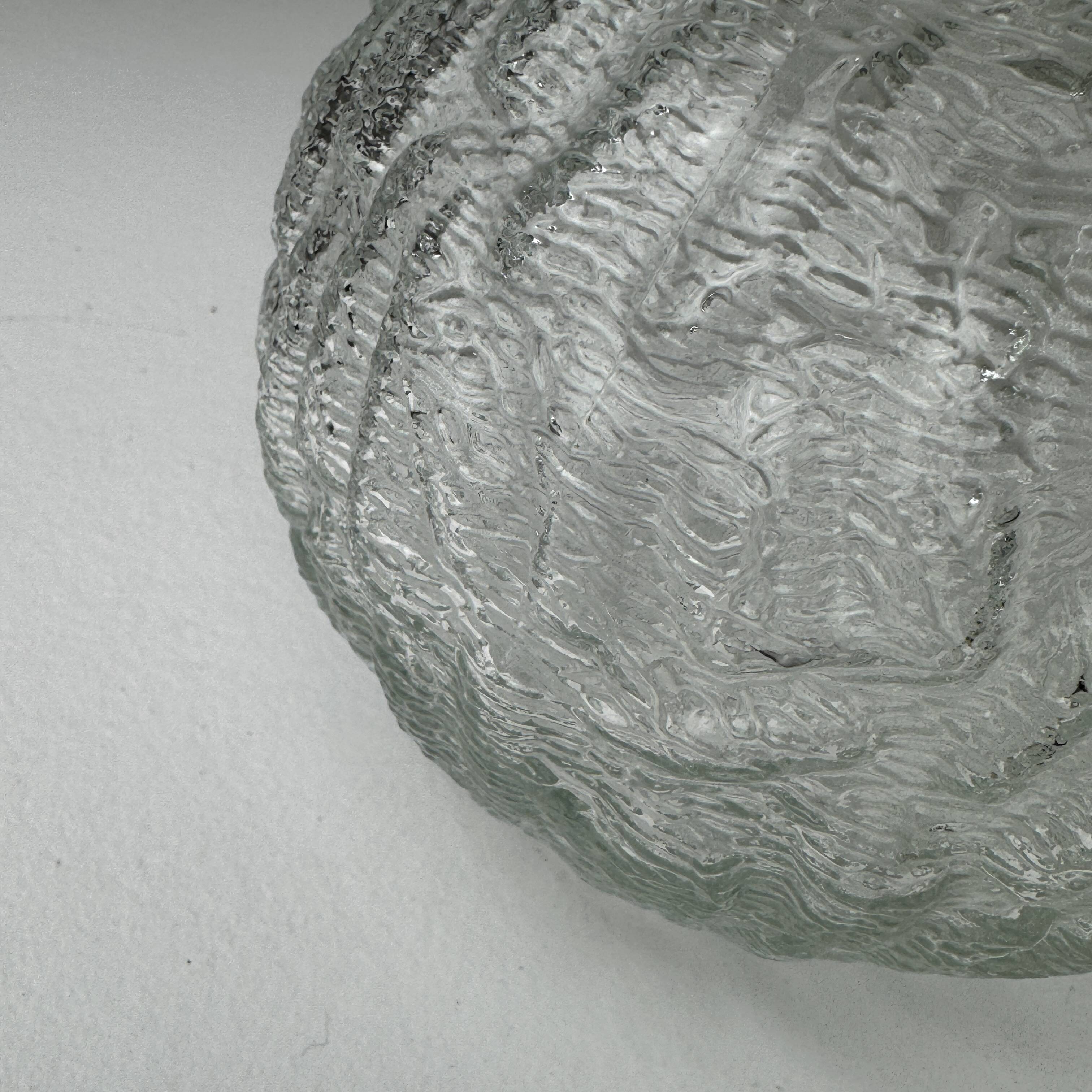 Lot of 3 vintage round glass pendants