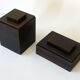 Pair of wooden Art Deco boxes