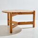 Pinewood dining set by rainer daumiller for hanex, set of 7