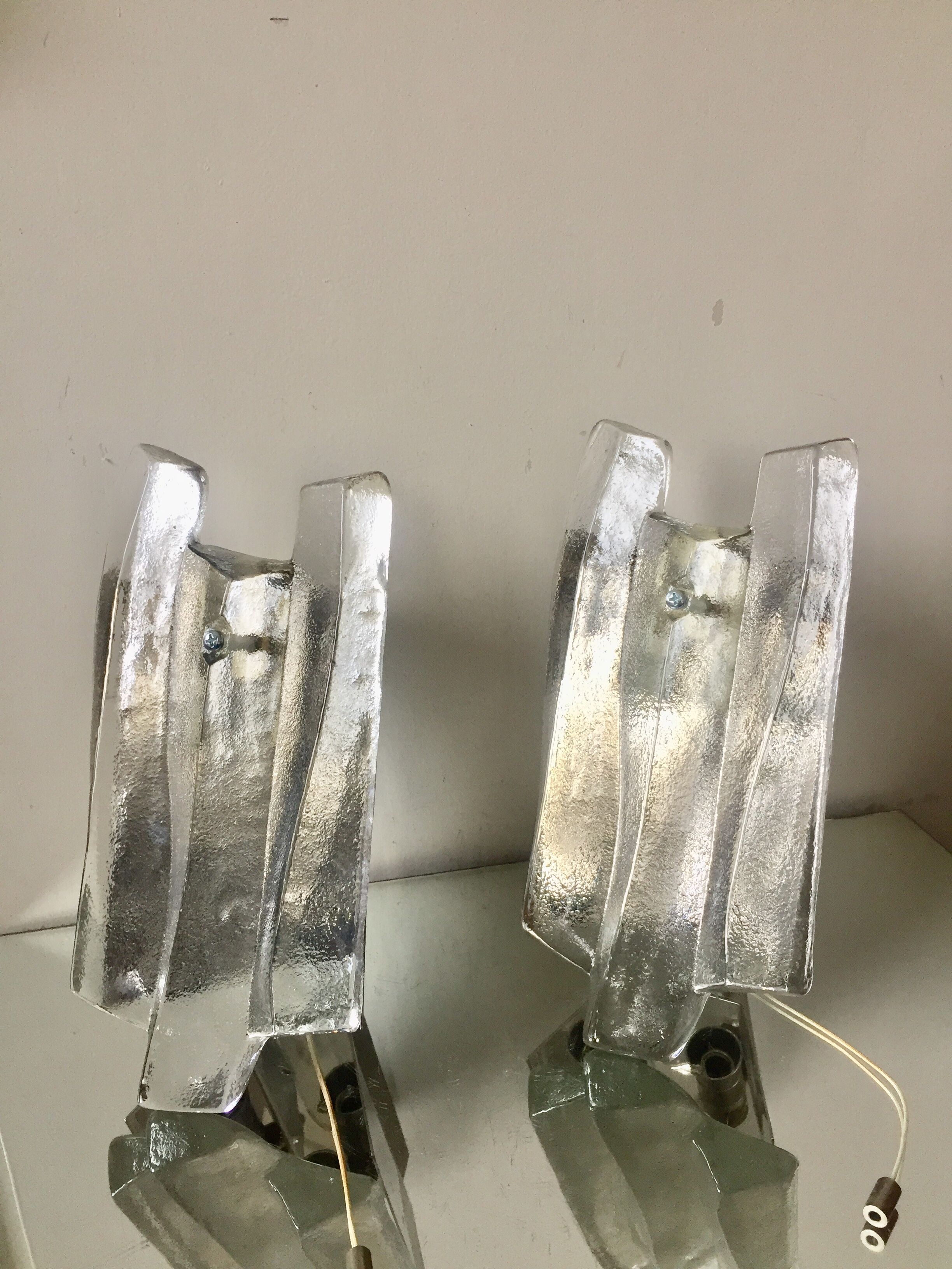 Pair of sconces by  J.T. Kalmar Austria