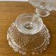 Duo min compotiers XIXeme verre pressé
