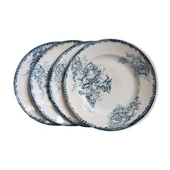 Saint Amand set of 4 dinner plates