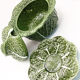 Soup pot of Portugal cabbage leaves in green slurry