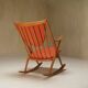 Fauteuil à bascule par Frank Reenskaug pour Bramin, 1958