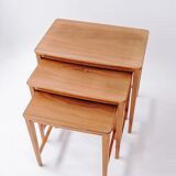 Set of 3 nesting tables 1960s
