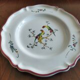 Decorative plate signed YR