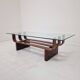 Table basse en teck élégante des années 60 par James Brown pour T.H. Brown, années 1970.