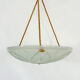 Hnaging calysque Art Deco 1 Degué style glass fire