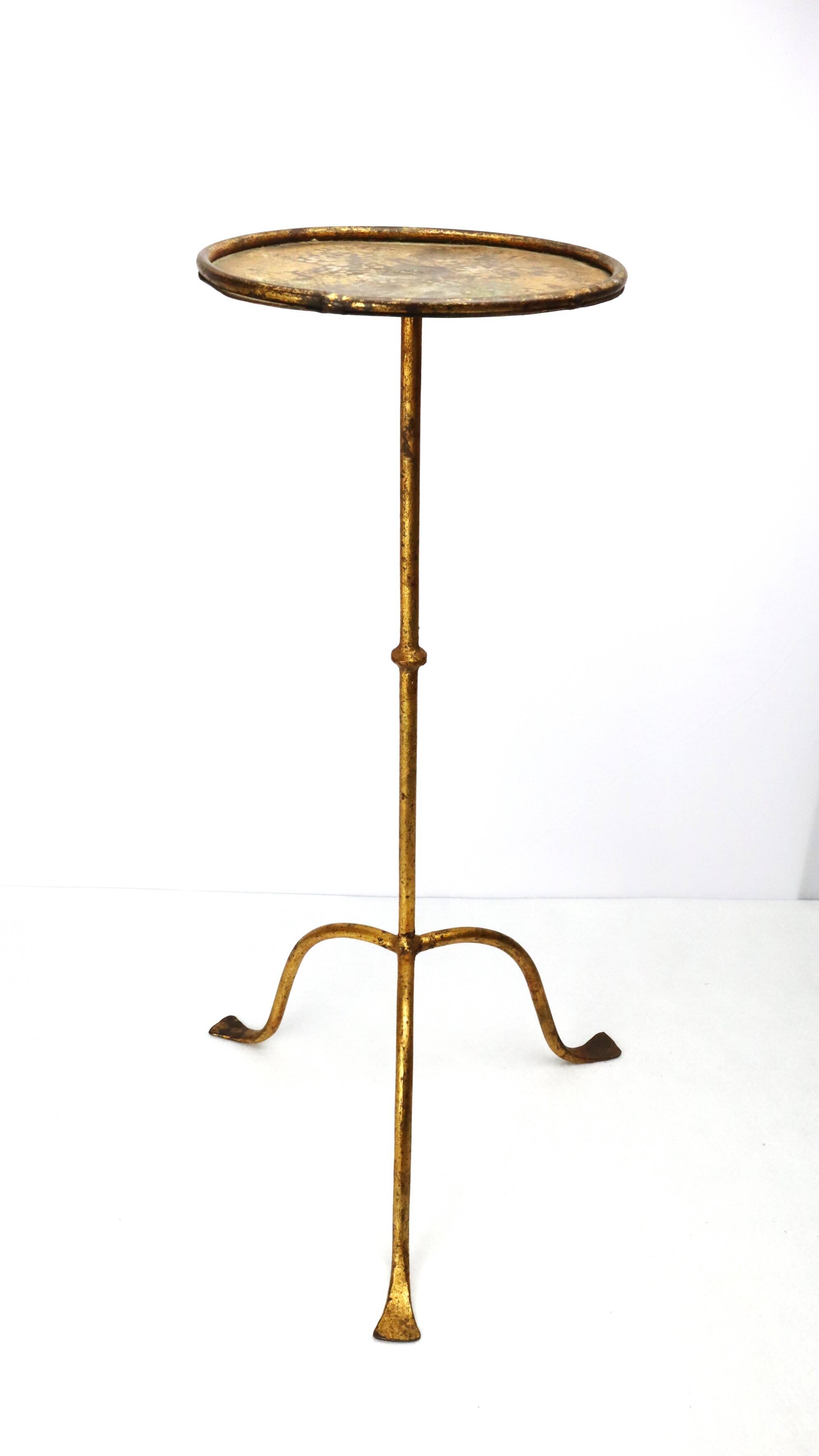 Golden metal Martini table 1950