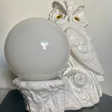 Ceramic owl lamp