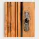 Parisian glass cabinet art deco raw wood