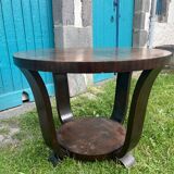 Art Deco rosewood pedestal table