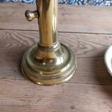 Pair of brass candlesticks