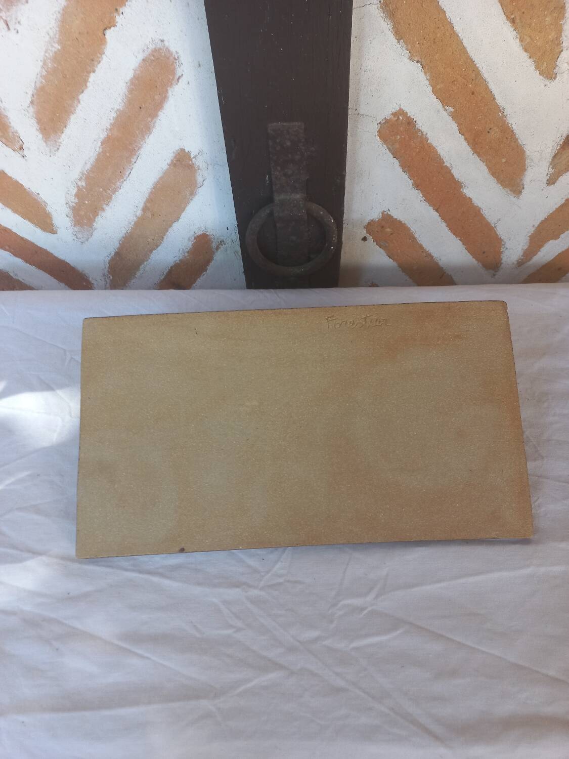 Plateau en grès vintage Forestier