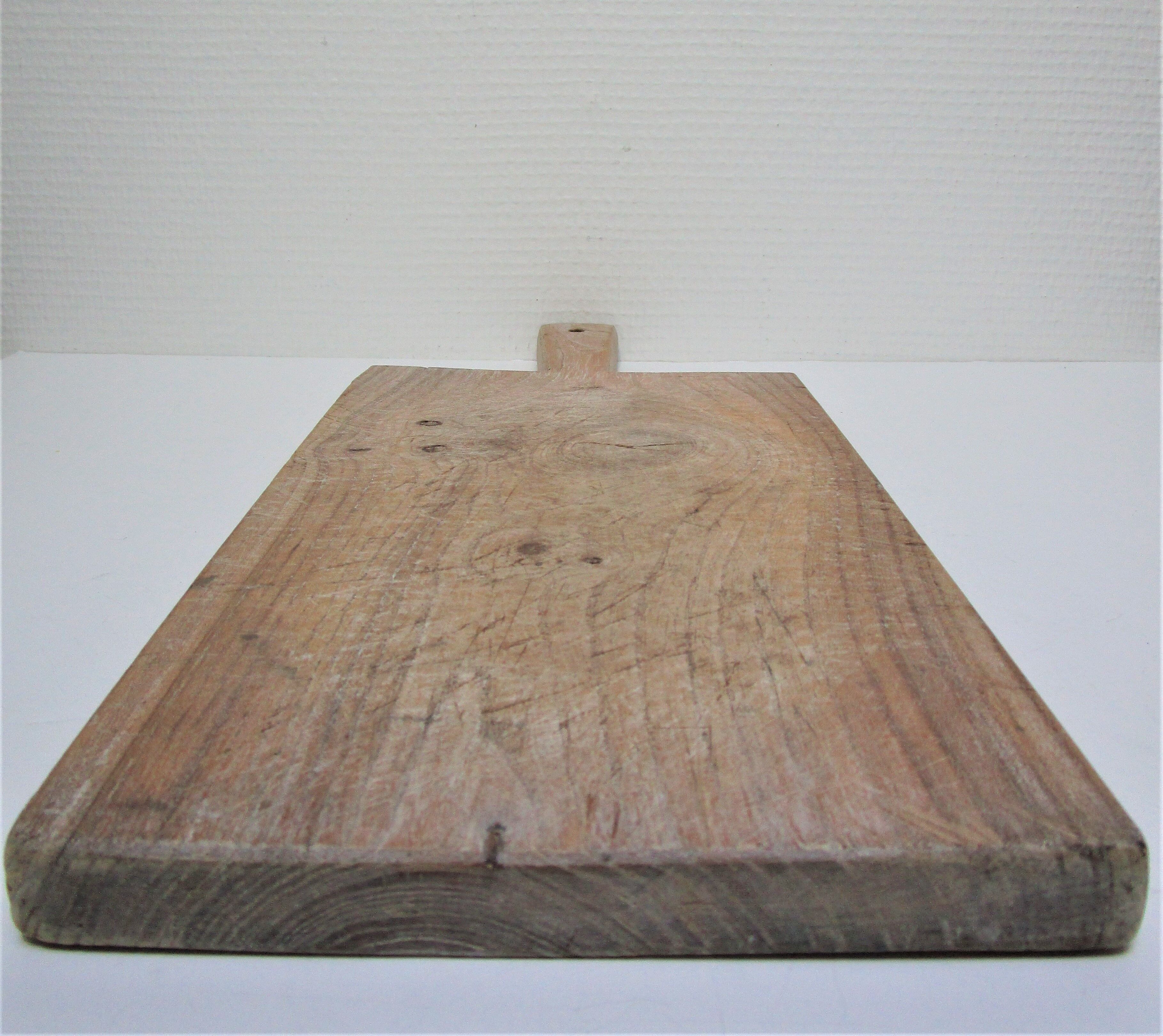 Cutting board solid wood patinated vintage