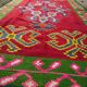 Red kilim rug in pure wool handmade 195x340cm