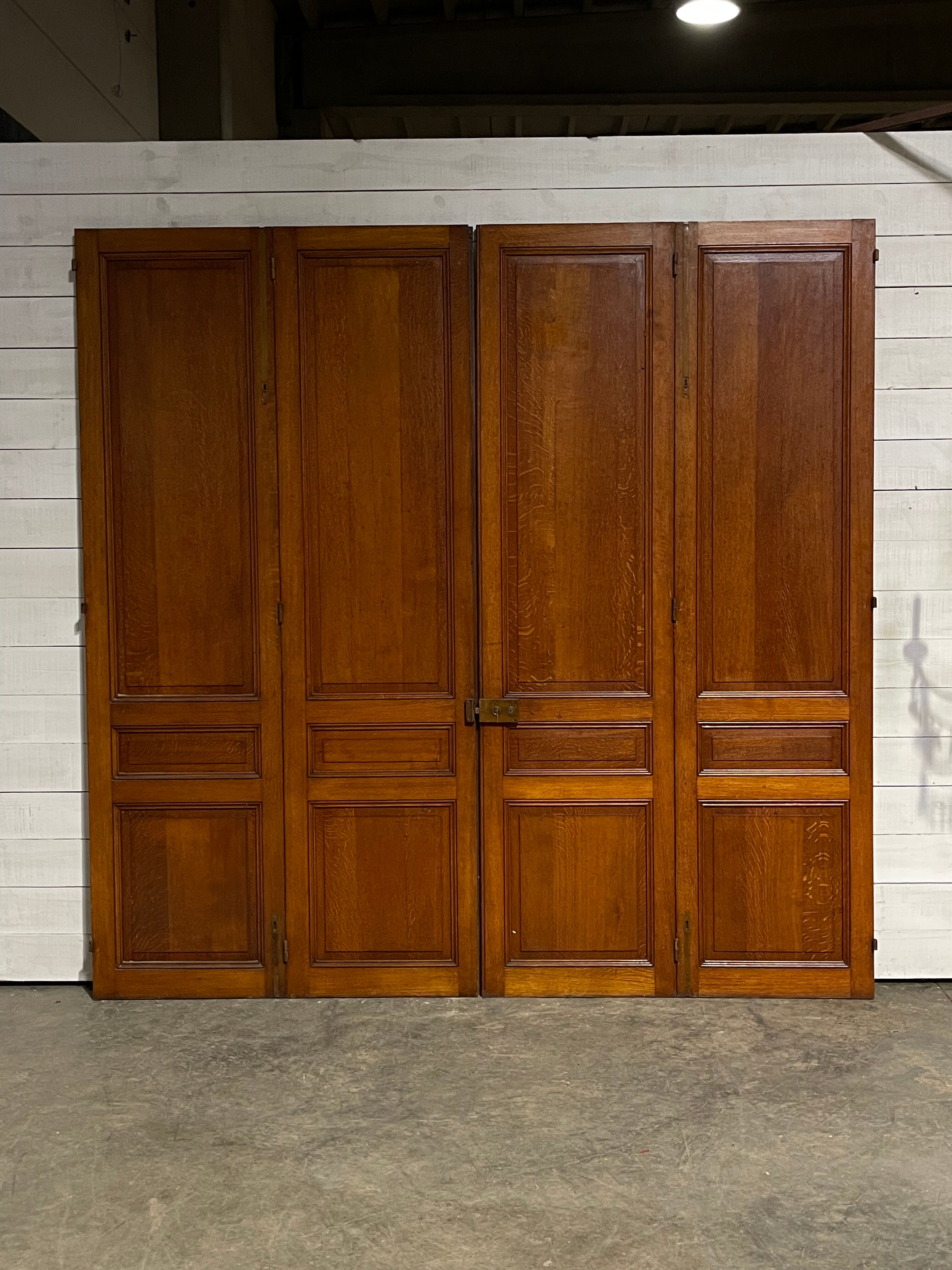 Old oak doors