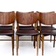 Danish Dining Chairs Set of 6 by Niels and Eva Koppel Slagelse Mobelfabric