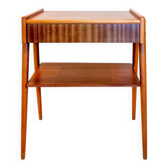 Teak bedside table from ab carlström & co mobelfabrik