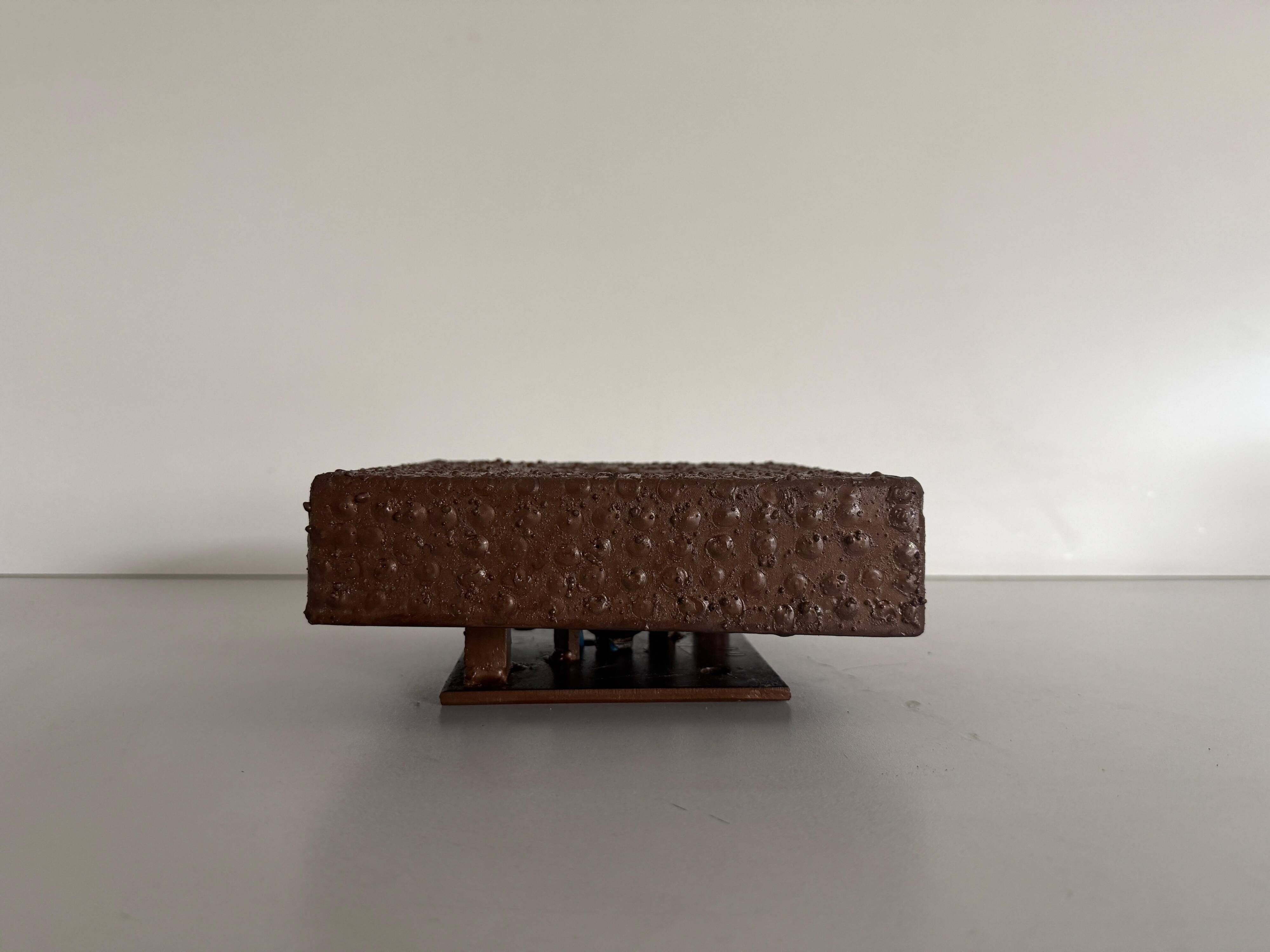 Brown cast metal frame, 1960s, Germany.