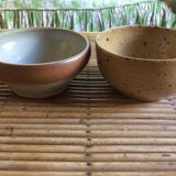 Set of 2 sandstone bowls