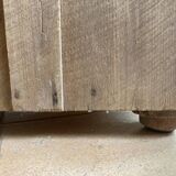 Old 4-drawer chest of drawers in solid pine