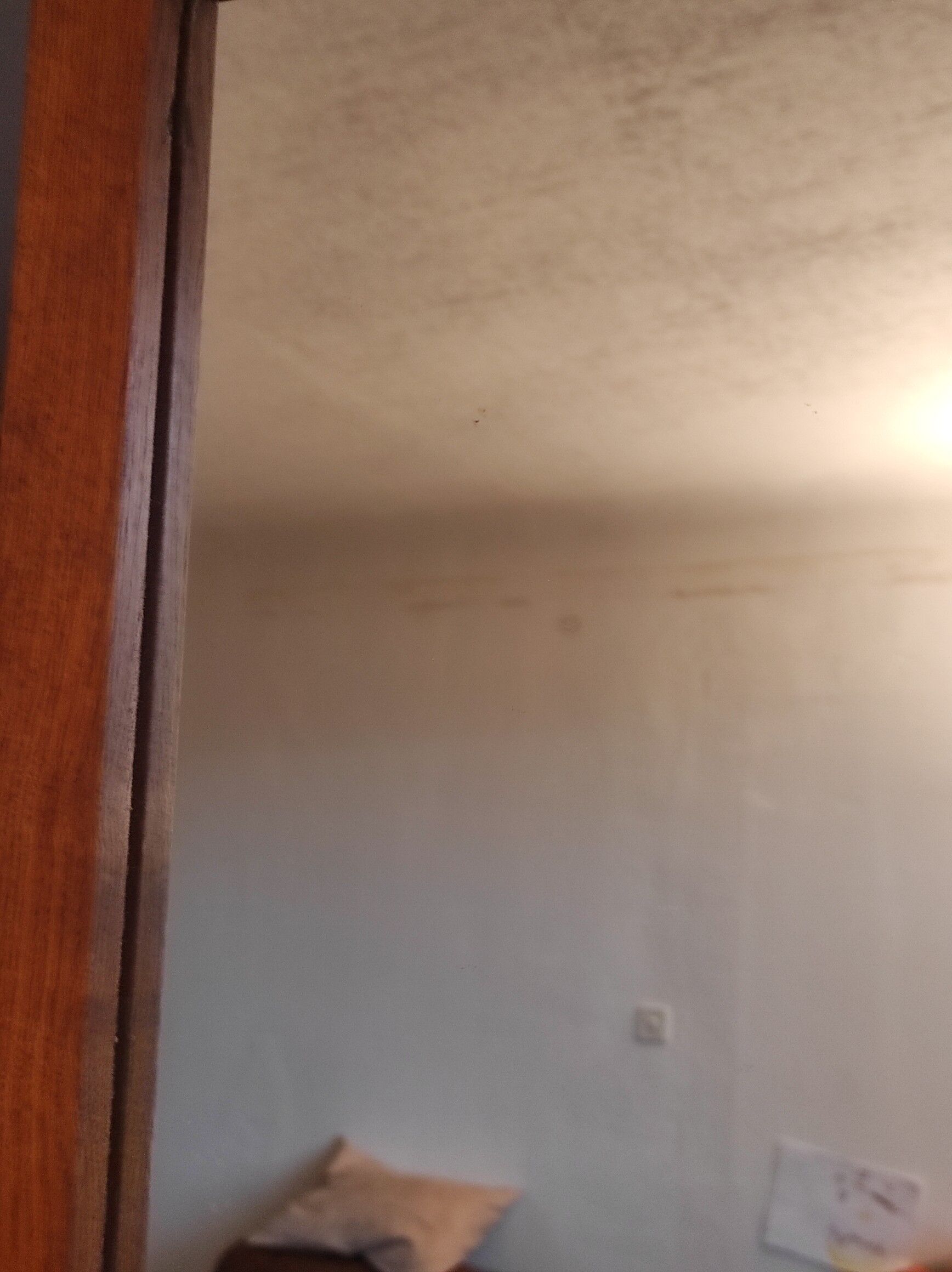 Old mercury mirror 74x43 cm