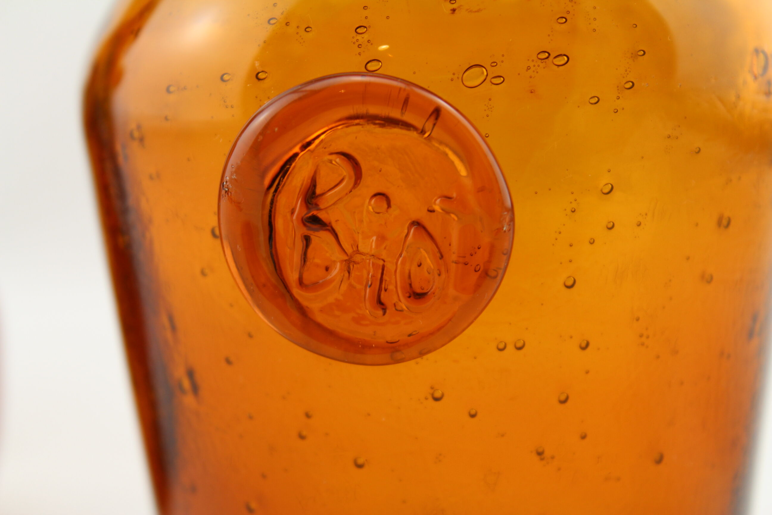 Set of 3 pots/jars Biot bubble glass