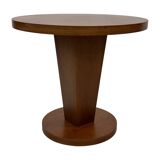 Vintage side table art deco style 80s wood minimalist design