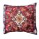 Hand-embroidered silk cushion cover from Kashmir, medallion pattern, 40x40 cm.