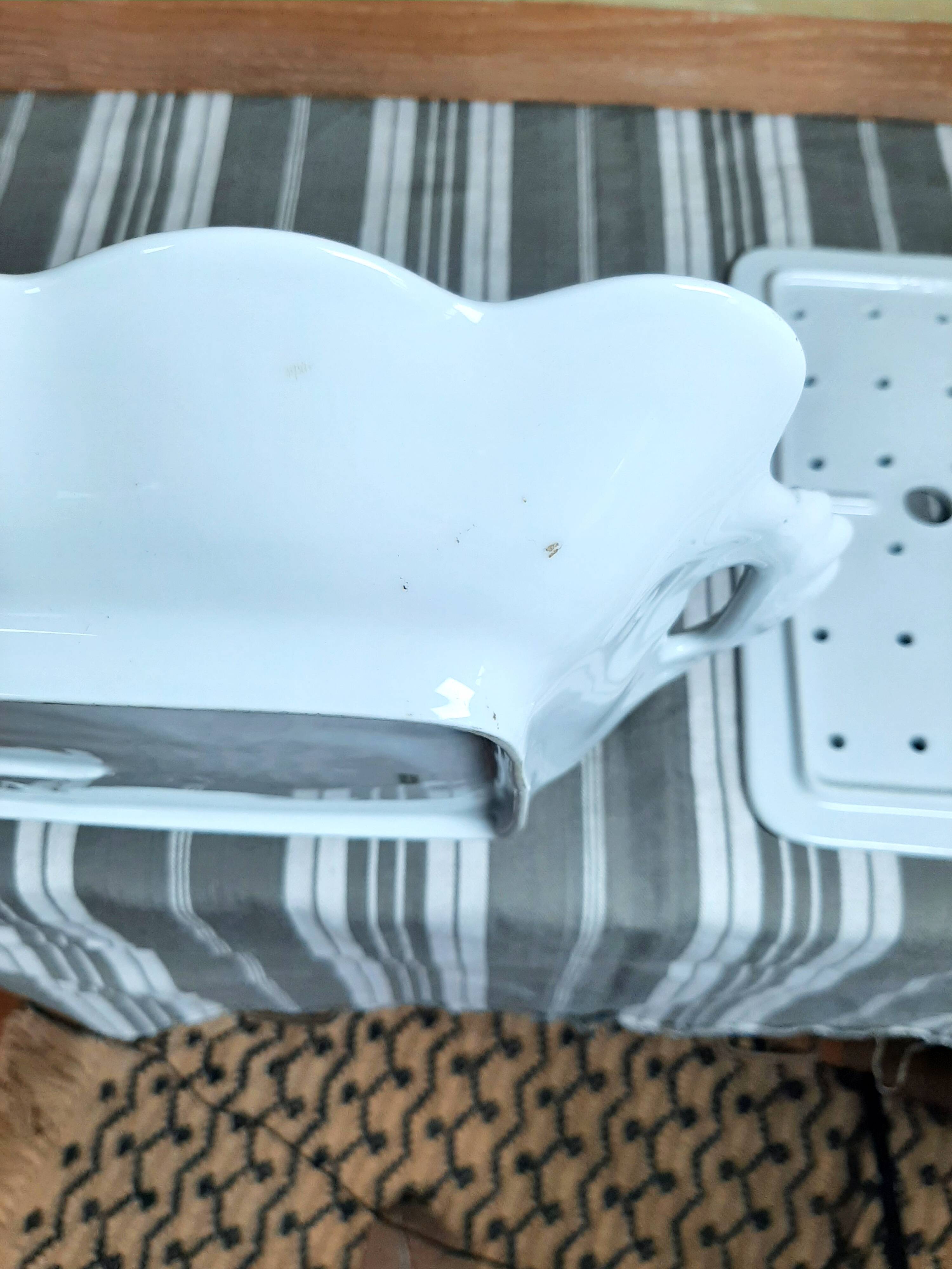 Limoges porcelain asparagus dish