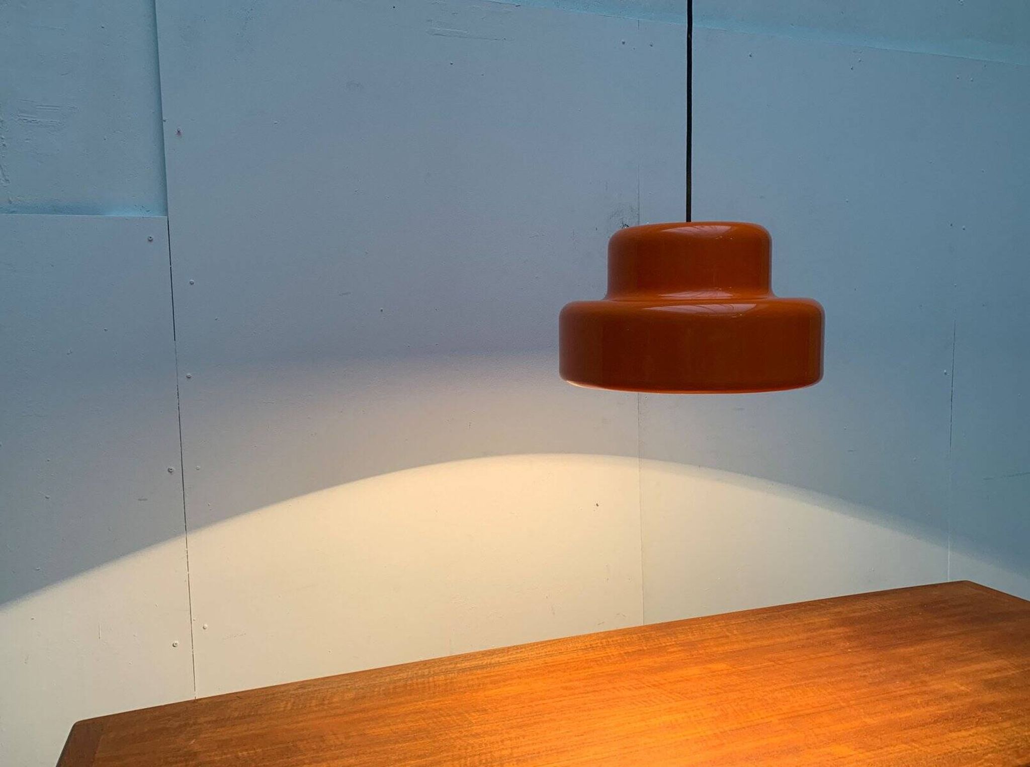 Suspension poker danoise mid-century par Jo Hammerborg pour Fog & Mørup