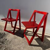 Aldo Jacober folding chairs from the 1970s.