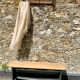 Wooden bench