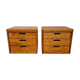 Pair of bedside tables in the 1980s
