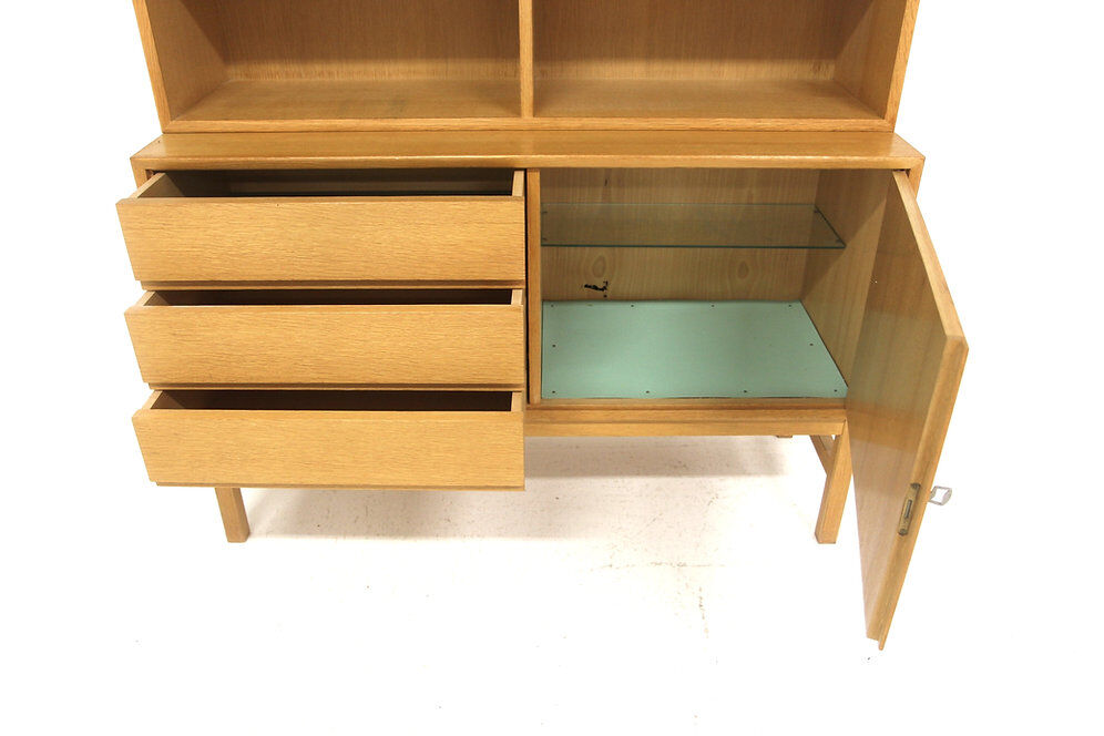 Scandinavian oak library "MTP", Marian Grabinski, IKEA, Sweden