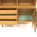 Scandinavian oak library "MTP", Marian Grabinski, IKEA, Sweden