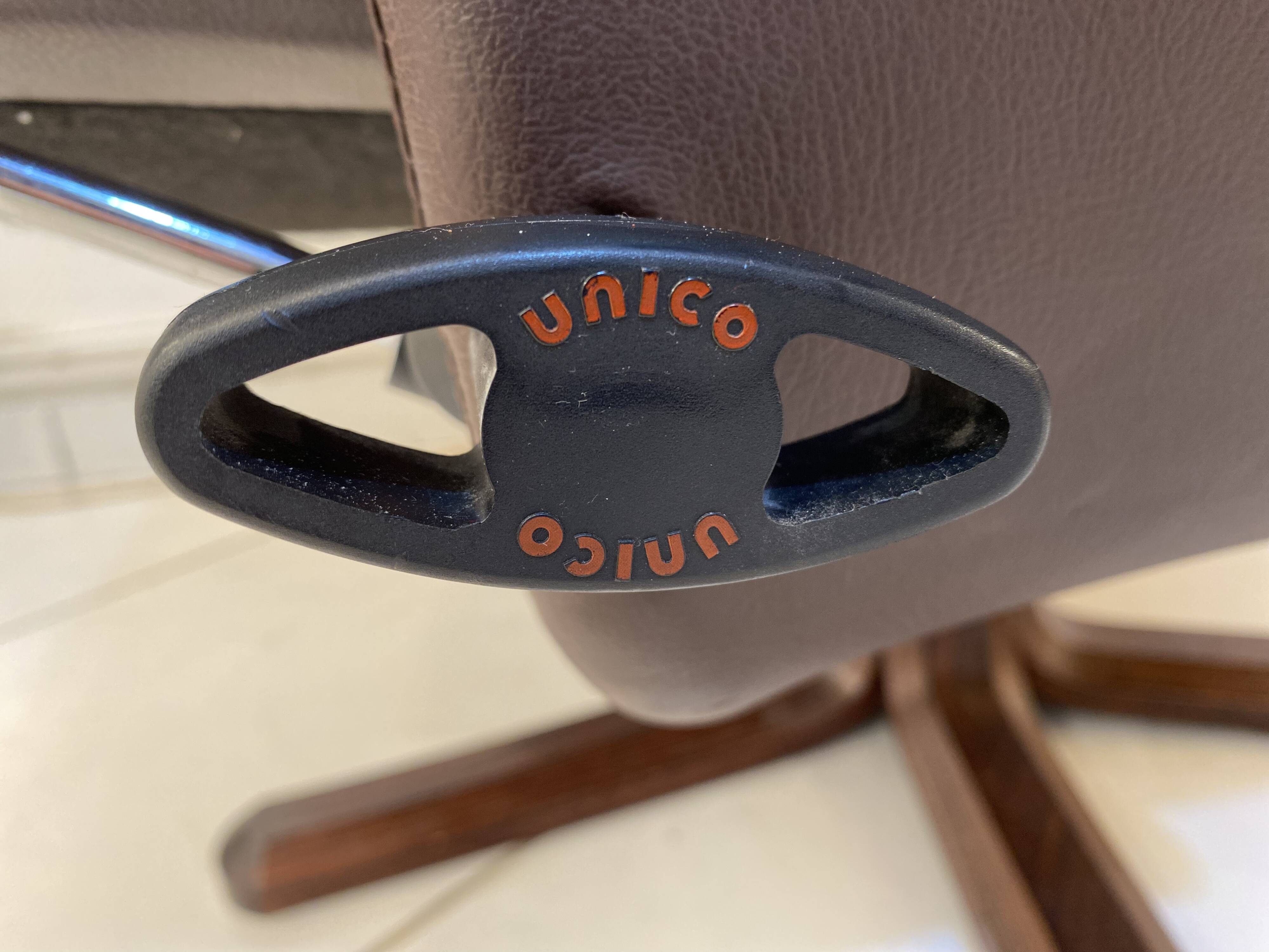 Vintage swivel armchair Unico 1970s