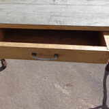 Table bistrot, pieds fonte