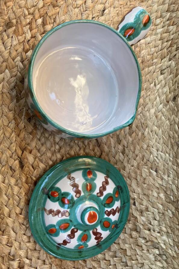 Caquelon signed A. Fazio, Vallauris