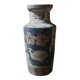 Chinese baluster vase in polygonal shape