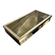 Aldo Tura style vanity box in lucite with dry tobacco leaves, 1970s